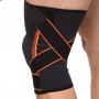 Наколінник-бандаж Knee Brace з силіконовим кільцем, ременем та спіральними ребрами жорсткості (718CA) Наколінник-бандаж Knee Brace з силіконовим кільцем, ременем та спіральними ребрами жорсткості (718CA)