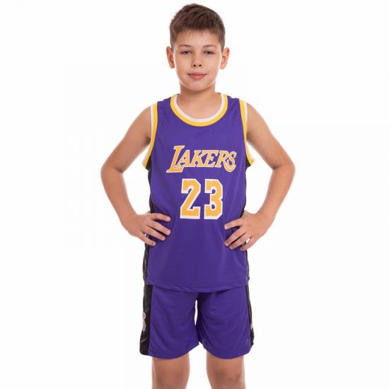 Форма баскетбольна дитяча Basketball Unifrom NBA Los Angeles Lakers 23 (BA-0563)