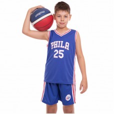 Форма баскетбольна дитяча Basketball Unifrom NBA Philadelphia 76ers 25 (BA-0927)