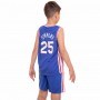 Форма баскетбольна дитяча Basketball Unifrom NBA Philadelphia 76ers 25 (BA-0927)