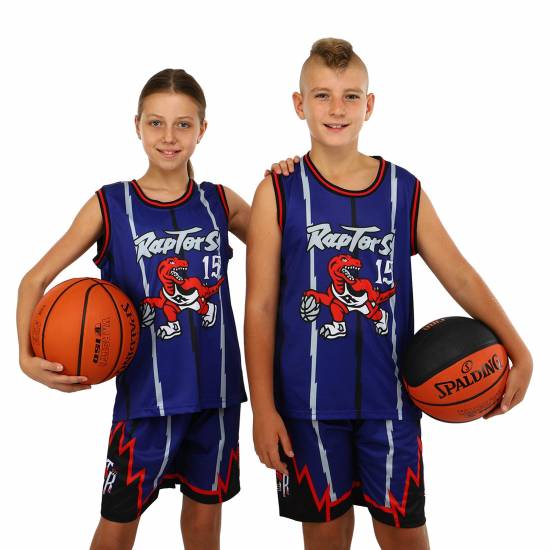 Форма баскетбольна дитяча Basketball Uniform NBA Raptors 15 (BA-3833)