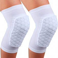 Наколінники баскетбольні 2 шт. Basketball Hex Knee Pads Pro білі (BC-0528)