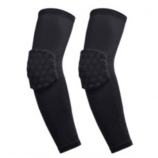 Налокотники баскетбольні 2 шт. Elbow Pads р-р S, M, L, XL, чорні (BC-5666)