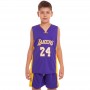 Форма баскетбольна дитяча, підліткова Basketball Unifrom NBA Los Angeles Lakers 24 (CO-0038) Форма баскетбольна дитяча, підліткова Basketball Unifrom NBA Los Angeles Lakers 24 (CO-0038)