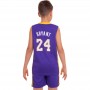 Форма баскетбольна дитяча, підліткова Basketball Unifrom NBA Los Angeles Lakers 24 (CO-0038) Форма баскетбольна дитяча, підліткова Basketball Unifrom NBA Los Angeles Lakers 24 (CO-0038)