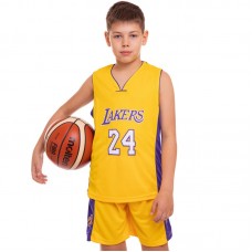 Форма баскетбольна дитяча Basketball Unifrom NBA Los Angeles Lakers 24 (CO-0038)