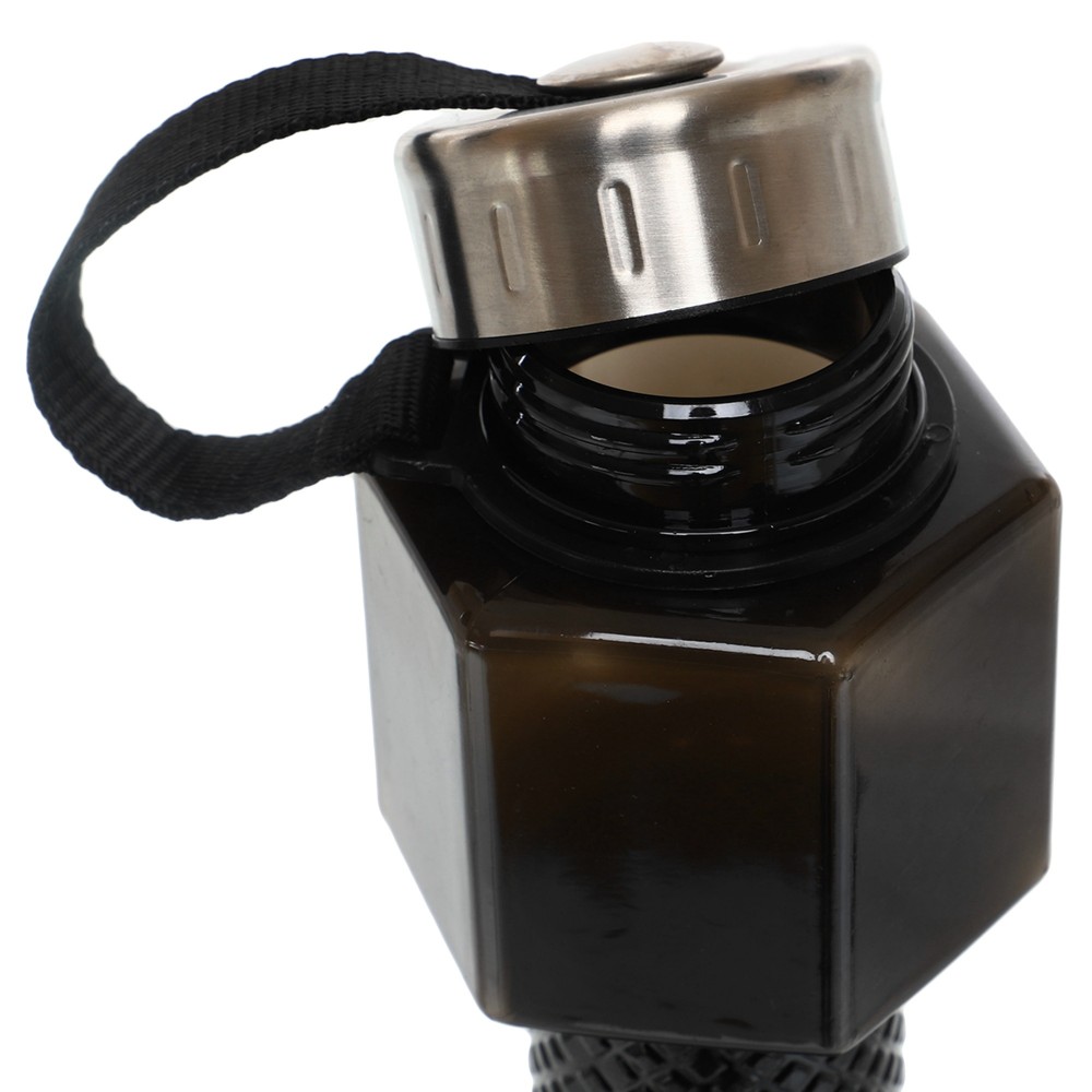 Пляшка для води Water Bottle у вигляді гантелі 760 мл чорний (FI-7153)