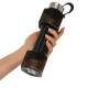 Пляшка для води Water Bottle у вигляді гантелі 760 мл чорний (FI-7153)