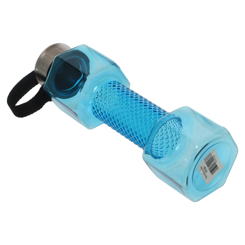 Пляшка для води Water Bottle у вигляді гантелі 760 мл синій (FI-7153)