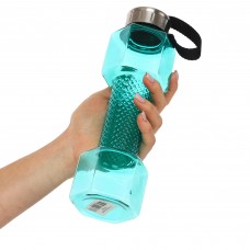 Пляшка для води Water Bottle у вигляді гантелі 760 мл зелений (FI-7153)