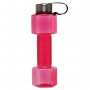 Пляшка для води Water Bottle у вигляді гантелі 760 мл рожевий (FI-7153) Пляшка для води Water Bottle у вигляді гантелі 760 мл рожевий (FI-7153)