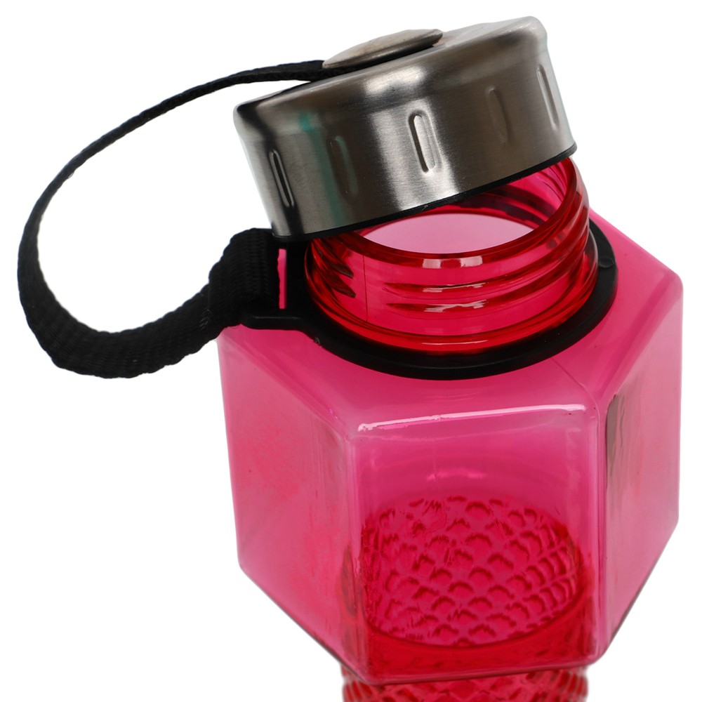 Пляшка для води Water Bottle у вигляді гантелі 760 мл рожевий (FI-7153)