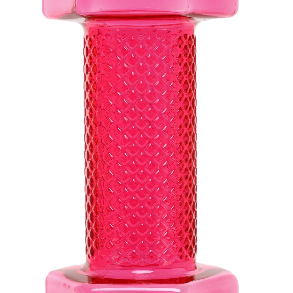 Пляшка для води Water Bottle у вигляді гантелі 760 мл рожевий (FI-7153)