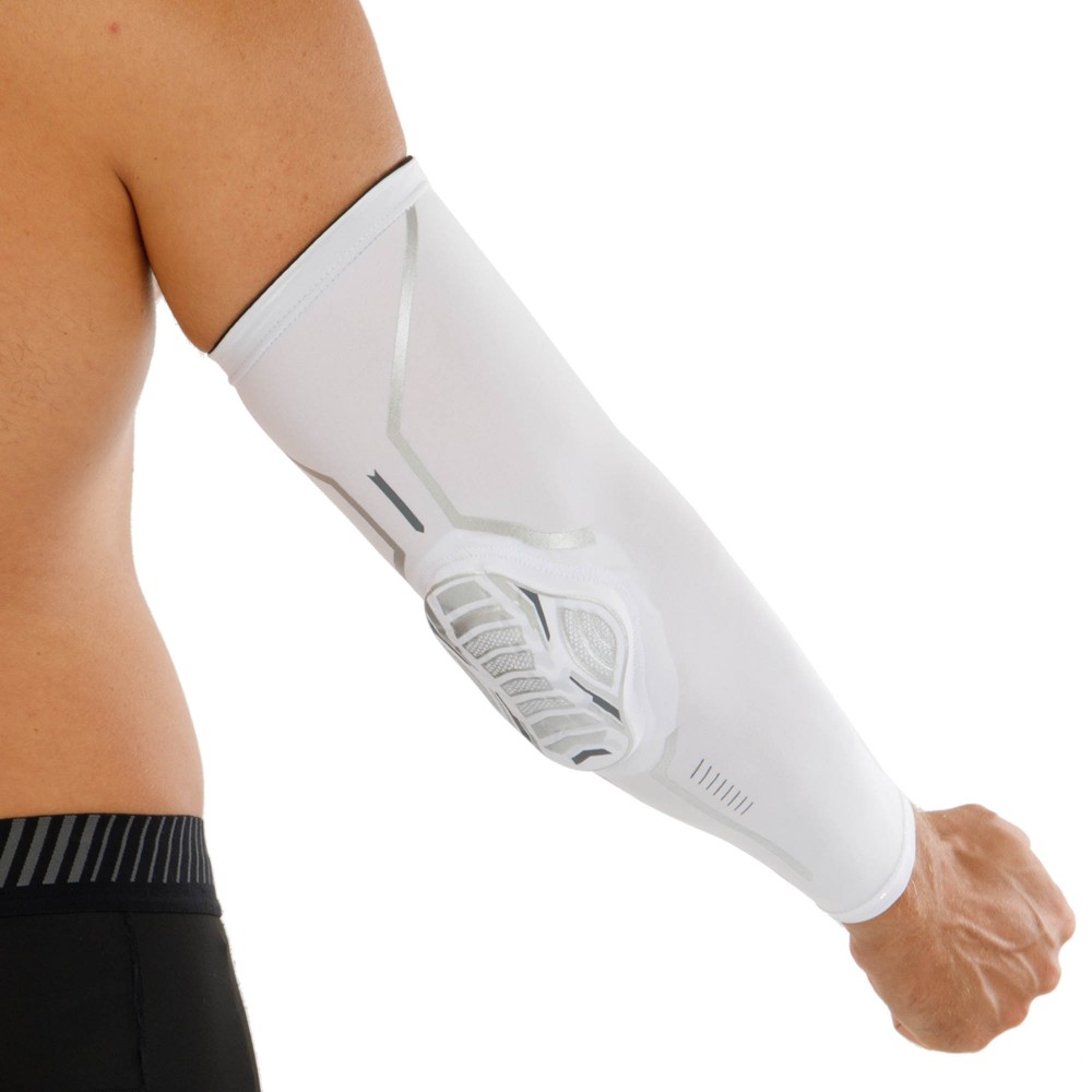 Налокітники баскетбольні 2 шт. Elbow Pads р-р S, M, L, XL, білий (HB-021)