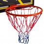 Щит баскетбольний ігровий Basketball Hoop 80х58 см з кільцем 38 см і сіткою (S009F)