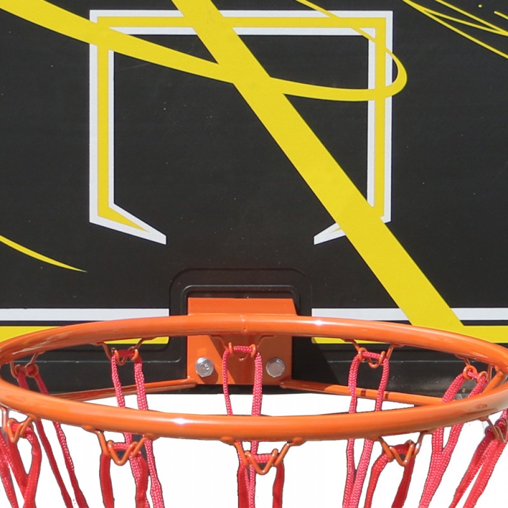Щит баскетбольний ігровий аматорський Basketball Hoop 110x70 см з кільцем і сіткою (S019EB)