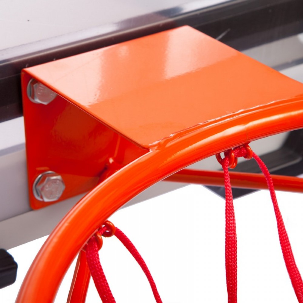 Щит баскетбольний ігровий Basketball Hoop 136х80 см з кільцем 45 см і сіткою (S027B)