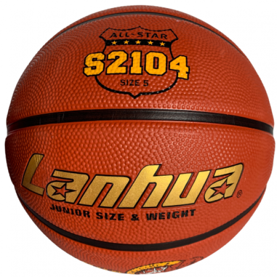 М'яч баскетбольний Lanhua розмір 5, 6, 7 гумовий для вулиці-зали (S2104)
