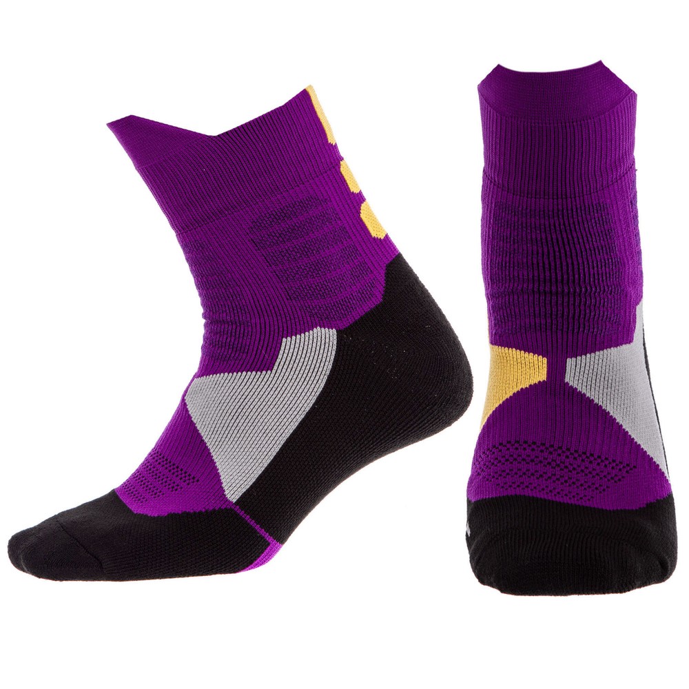 Шкарпетки баскетбольні 3 пари Zelart Basketball Socks розмір 40-45 (DML7501)