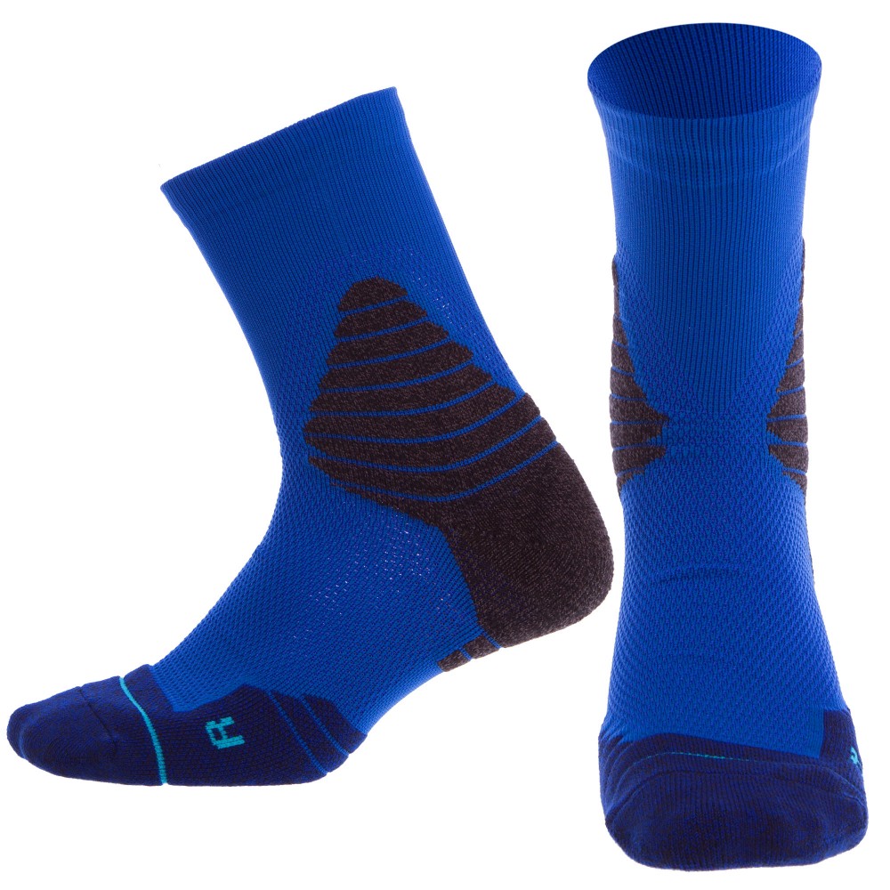 Шкарпетки баскетбольні Zelart Basketball Socks 3 пари розмір 40-45 (JCB3307)