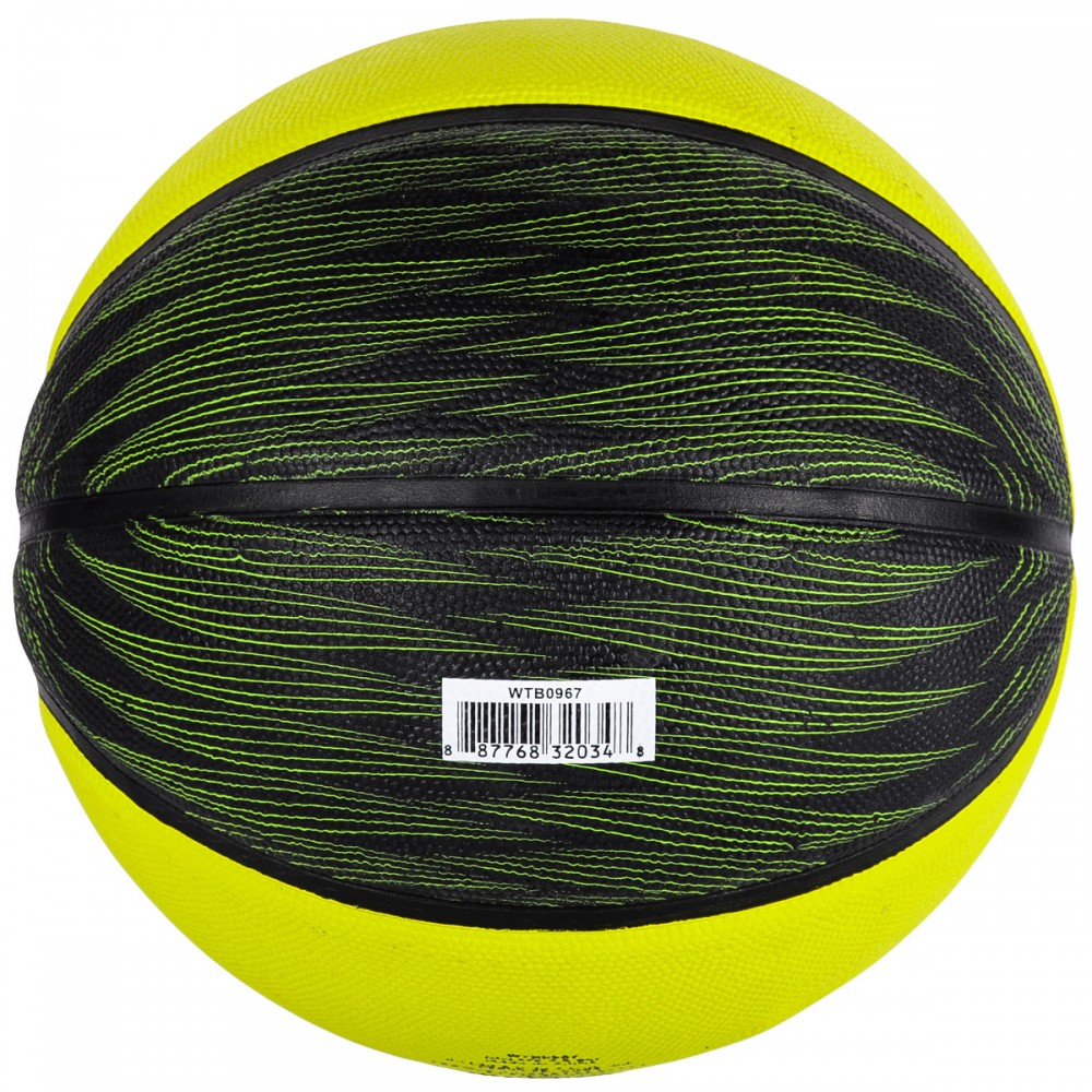 М'яч баскетбольний гумовий для вулиці та зали Wilson Hyper shot blackl/lime розмір 6