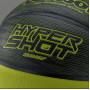 М'яч баскетбольний гумовий для вулиці та зали Wilson Hyper shot blackl/lime розмір 6