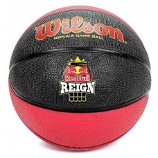 Баскетбольний м'яч Wilson RED BULL REPLICA розмір 7 гума червоно-чорний (WTB2205X)