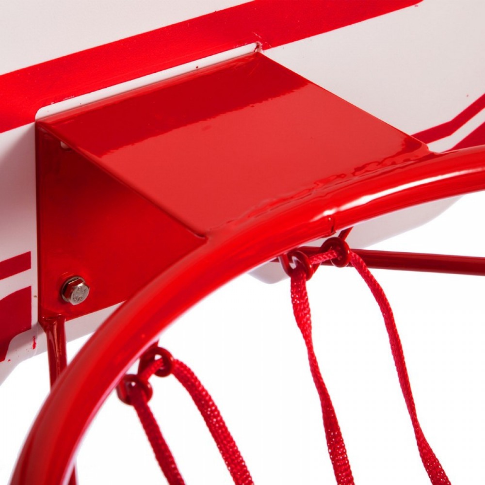 Щит баскетбольний ігровий Basketball Hoop 90х60 см з кільцем 45 см і сіткою (S005)