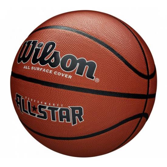 Мяч баскетбольный Wilson New PERFORMANCE ALL STAR размер 7 коричневый (WTB4041XB07)