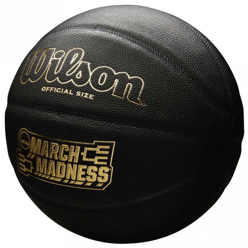 М'яч баскетбольний Wilson NCAA MARCH MADNESS розмір 7 чорний композитна шкіра для гри вулиця-зал