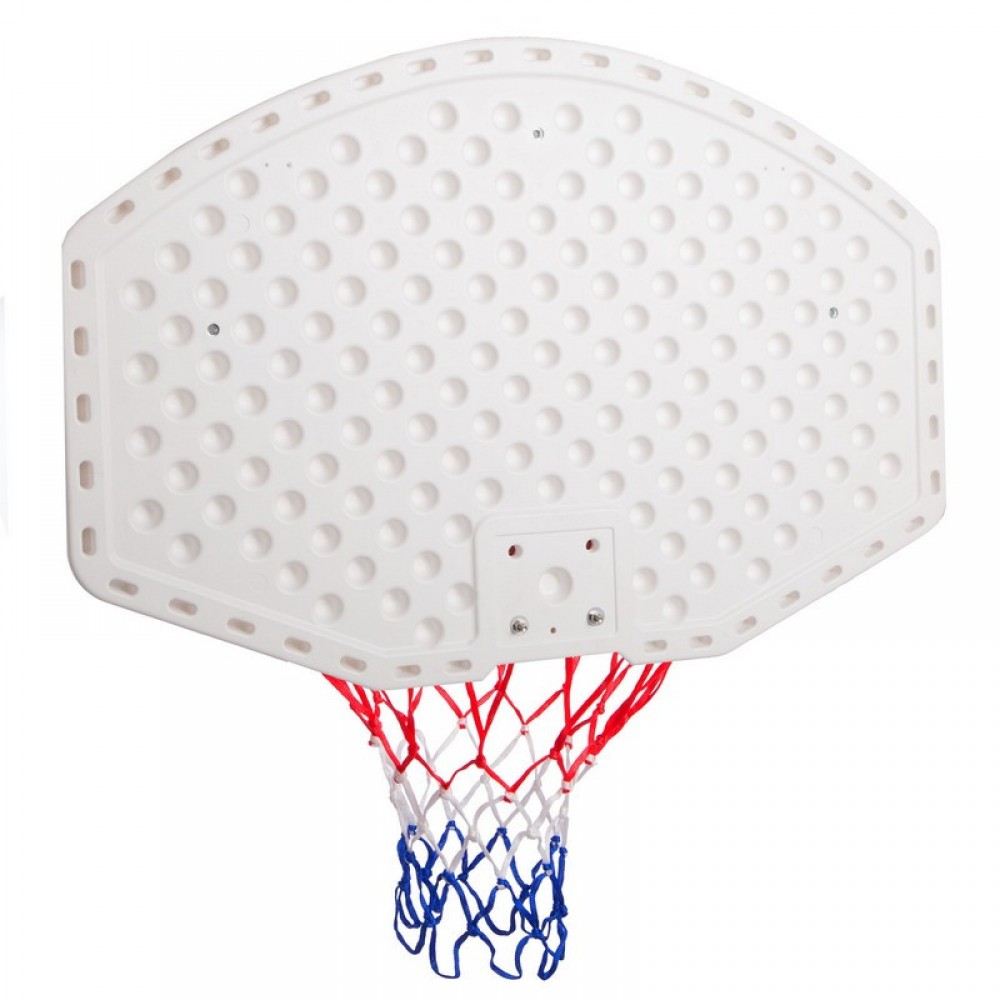 Щит баскетбольний ігровий Basketball Hoop 90х60 см з кільцем 45 см і сіткою (S005)