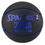 М'яч баскетбольний Spalding NBA Highlight розмір 7 гумовий для гри на вулиці чорний-синій М'яч баскетбольний Spalding NBA Highlight розмір 7 гумовий для гри на вулиці чорний-синій