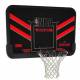 Щит баскетбольный игровой Basketball NBA Hoop 108х73 см с кольцом 49 см и сеткой (80798CN)