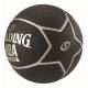 Мяч баскетбольный резиновый для улицы и зала Spalding NBA Highlight, размер 7, цвет - черный-серебро