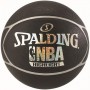 Мяч баскетбольный резиновый для улицы и зала Spalding NBA Highlight, размер 7, цвет - черный-серебро Мяч баскетбольный резиновый для улицы и зала Spalding NBA Highlight, размер 7, цвет - черный-серебро
