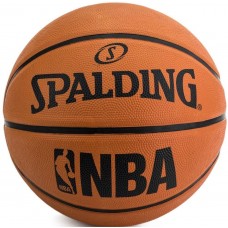 М'яч баскетбольний Spalding NBA розмір 7 гумовий коричневий (3001500200017)