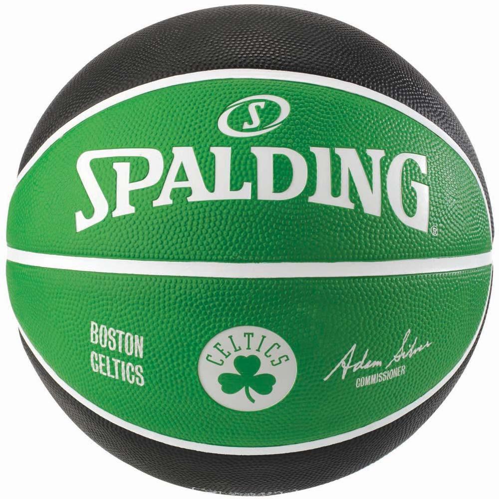 М'яч баскетбольний гумовий для вулиці Spalding NBA Team Boston Celtics розмір 7
