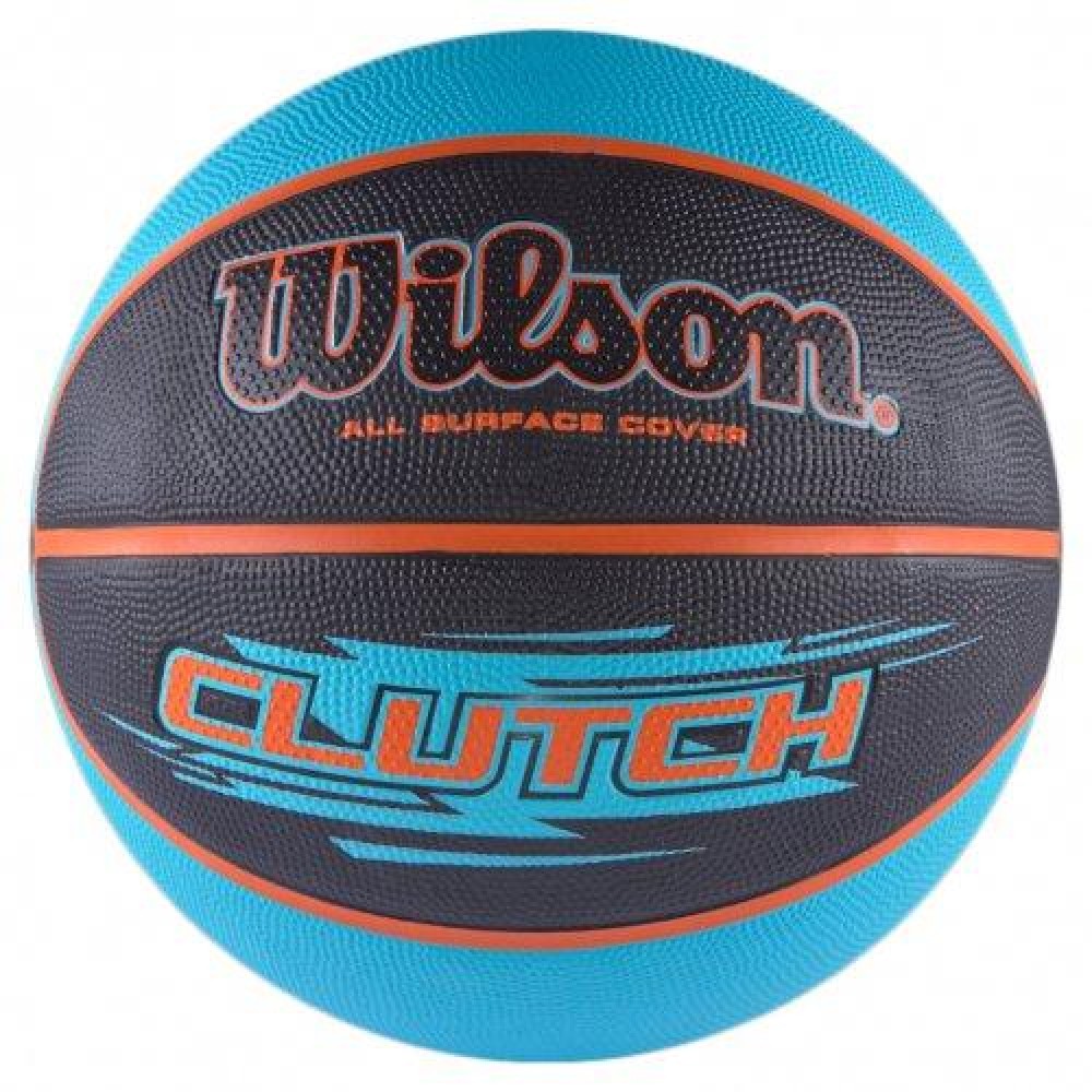 Баскетбольний м'яч Wilson Clutch Bball розмір 7 гумовий для гри на вулиці-в залі (WTB1430XB)
