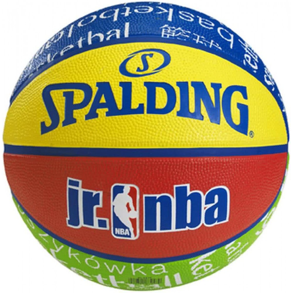 М'яч баскетбольний Spalding NBA Junior Outdoor розмір 5 гумовий дитячий для вулиці-залу (83047Z)
