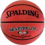 Мяч баскетбольный резиновый для игры на улице Spalding Neverflat Outdoor размер 7, оранжевый Мяч баскетбольный резиновый для игры на улице Spalding Neverflat Outdoor размер 7, оранжевый