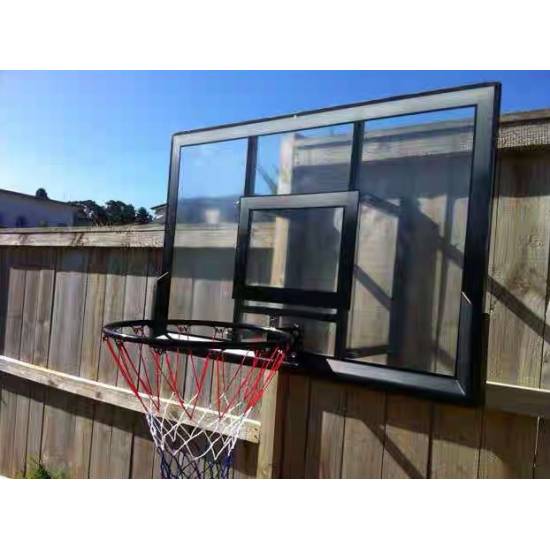 Щит баскетбольний ігровий Basketball Hoop 120х80 см з кільцем 45 см і сіткою (S008S)