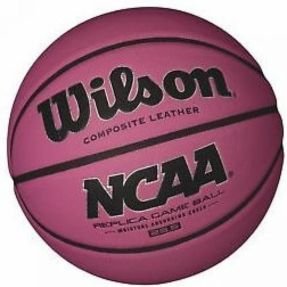 М'яч баскетбольний Wilson NCAA PINK BBALL розмір 6 композитна шкіра рожевий (WTB0731XBPINK)