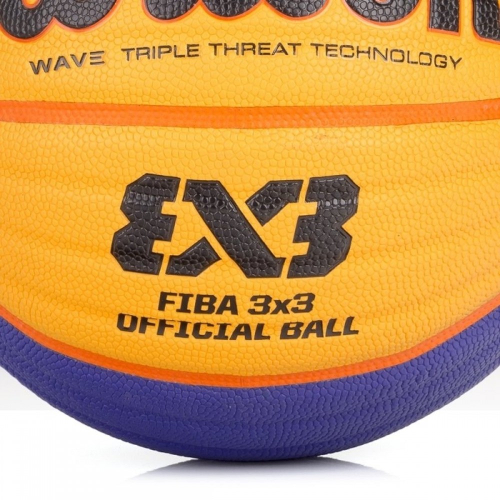 Баскетбольний м’яч Wilson Official FIBA 3x3 Game Ball р.6 композитна шкіра (WTB0533XB) — оригінал