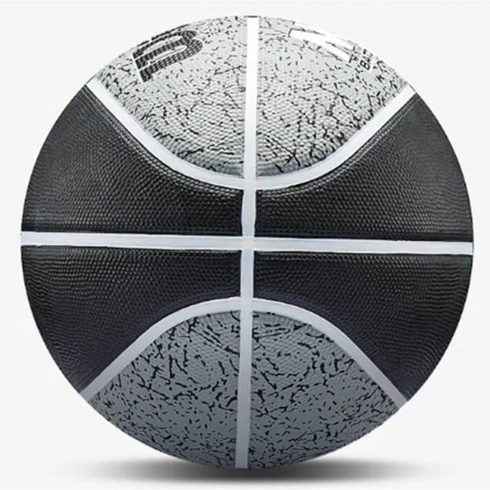 М'яч баскетбольний Wilson NCAA BATTLEGROUND розмір 7 гумовий для вулиці-залу чорно-сірий (WTB2501XB07)