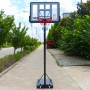 Стійка баскетбольна мобільна Mobile Basketball Hoop 230-305 см пересувна (S003-21) 