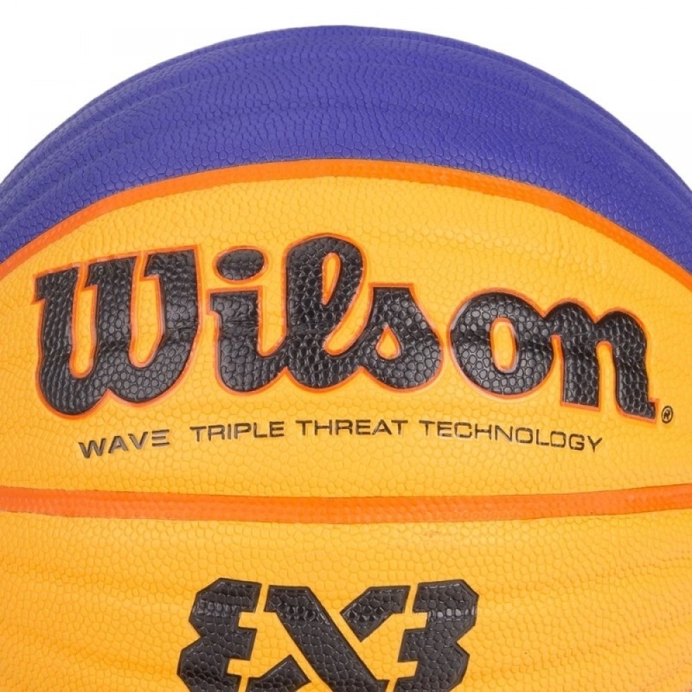 Баскетбольний м’яч Wilson Official FIBA 3x3 Game Ball р.6 композитна шкіра (WTB0533XB) — оригінал