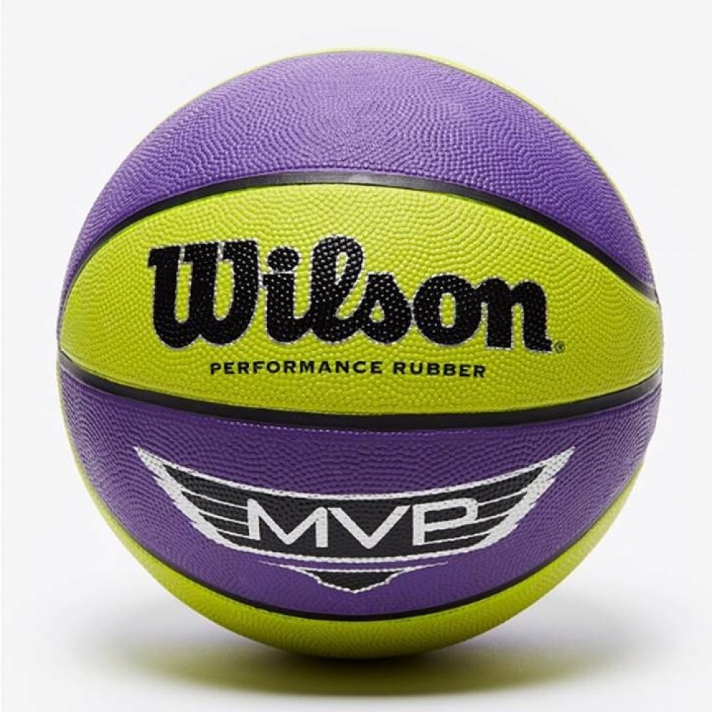 М'яч баскетбольний Wilson MVP розмір 7 гумовий для вулиці-залу (WTB9067XB)